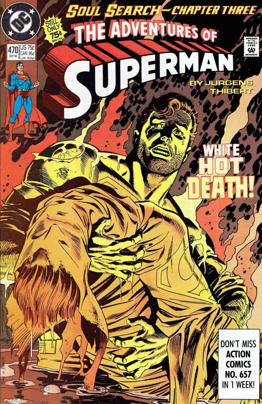 DC Comics COMIC BOOK Adventures of Superman #470 (VF)