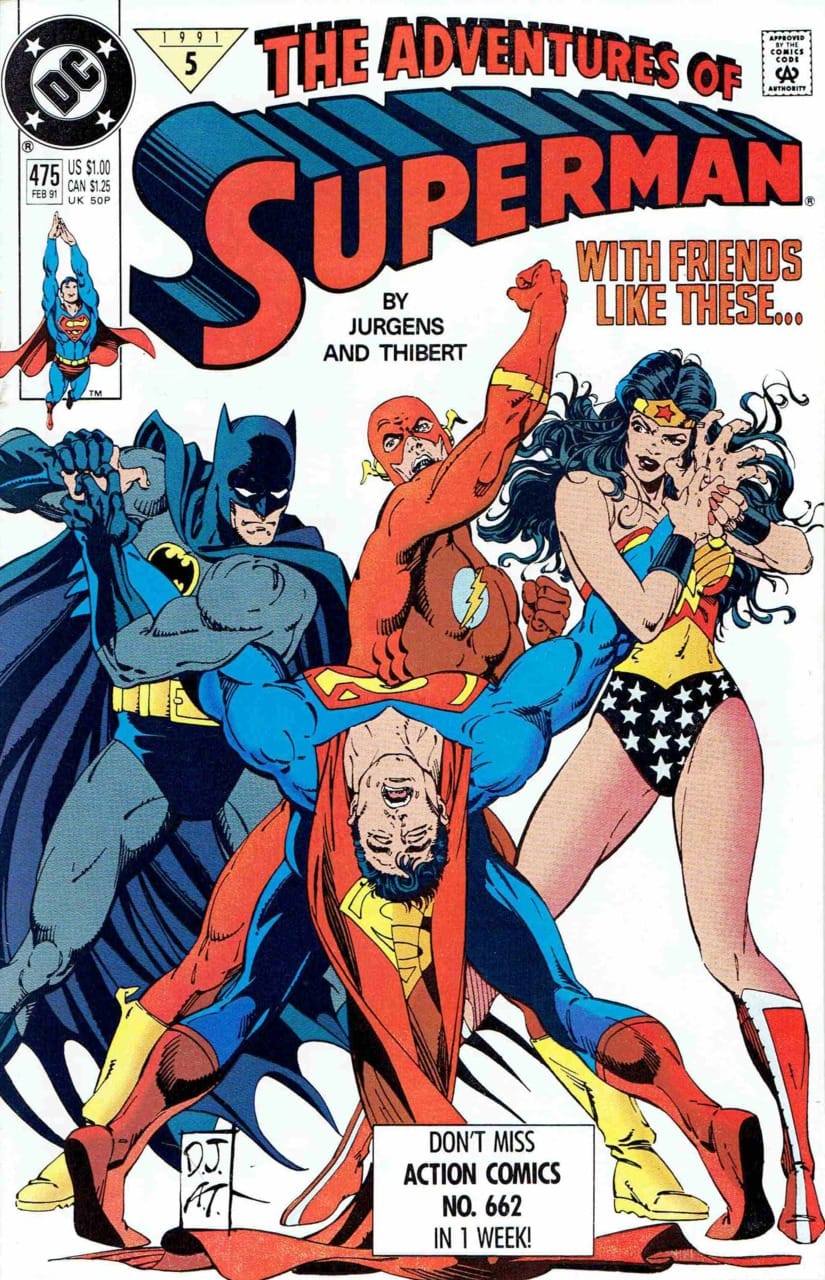 DC Comics COMIC BOOK Adventures of Superman #475 (VF)