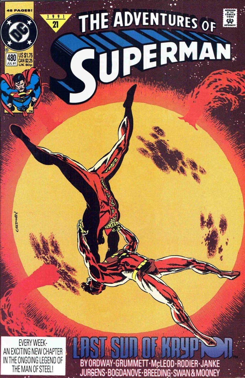 DC Comics COMIC BOOK Adventures of Superman #480 (VF)