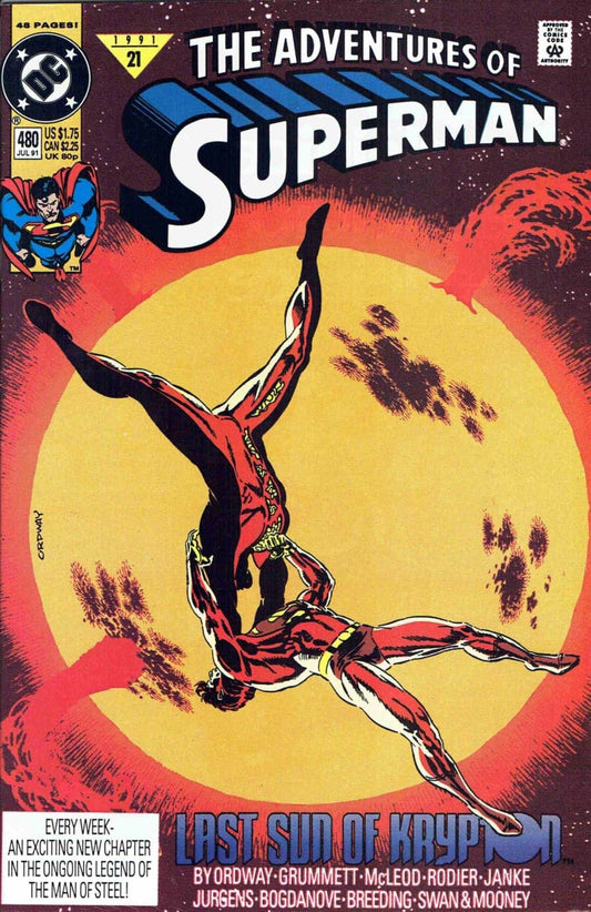 DC Comics COMIC BOOK Adventures of Superman #480 (VF)