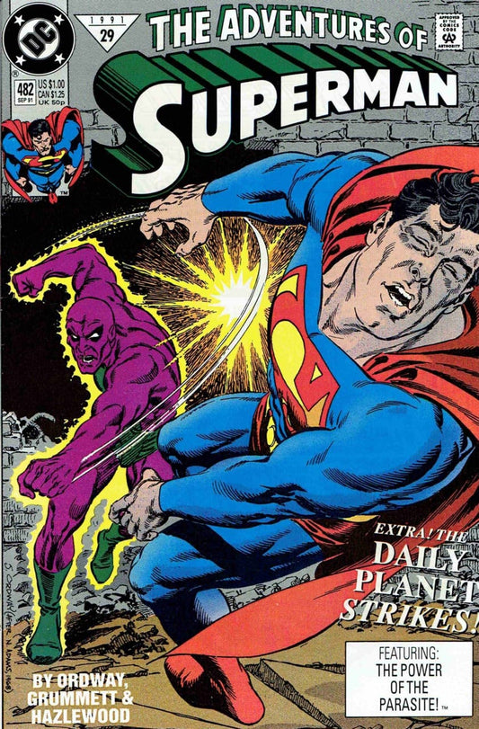 DC Comics COMIC BOOK Adventures of Superman #482 (VF)