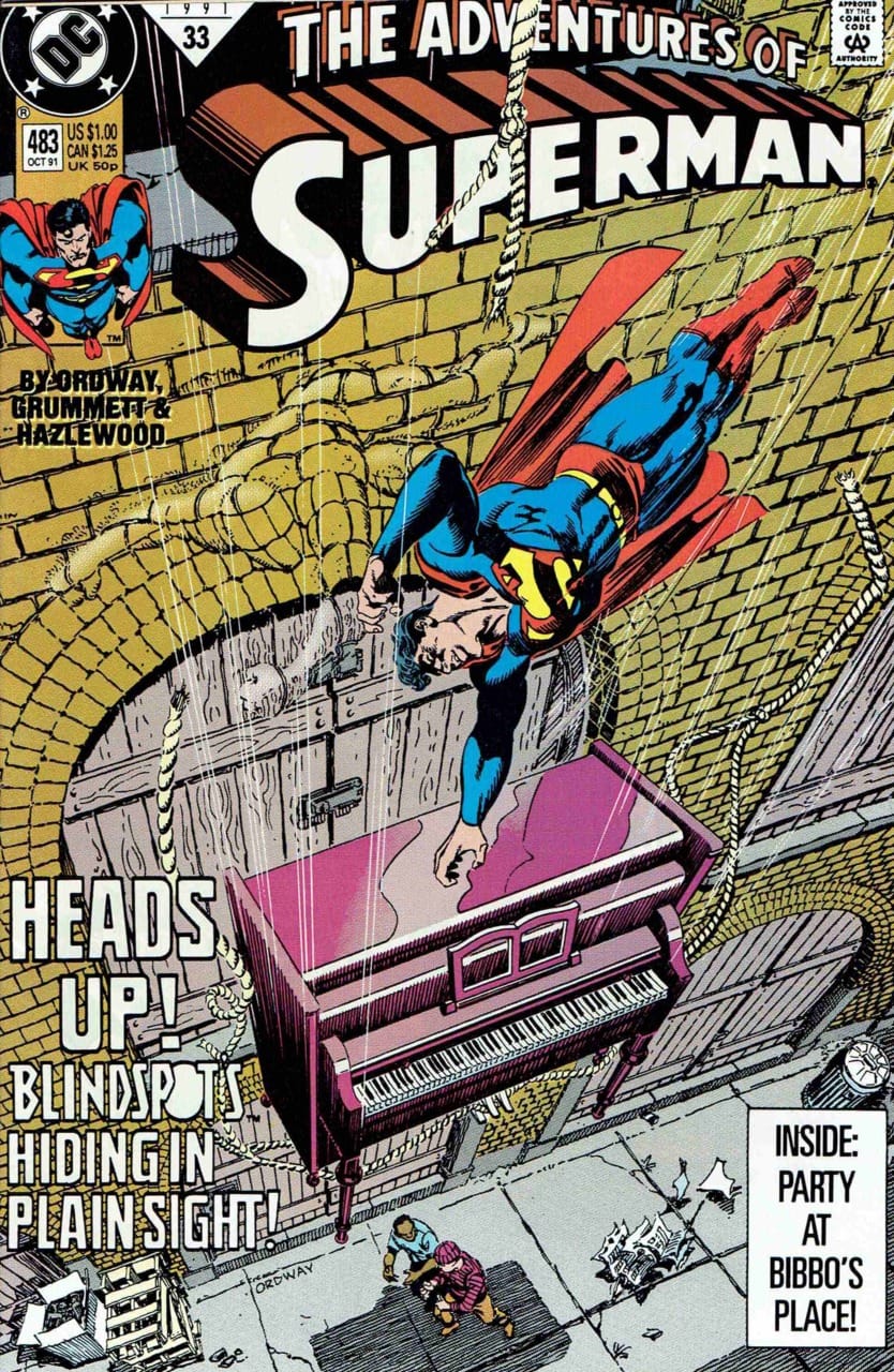 DC Comics COMIC BOOK Adventures of Superman #483 (VF)