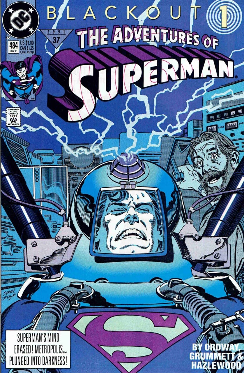 DC Comics COMIC BOOK Adventures of Superman #484 (VF)