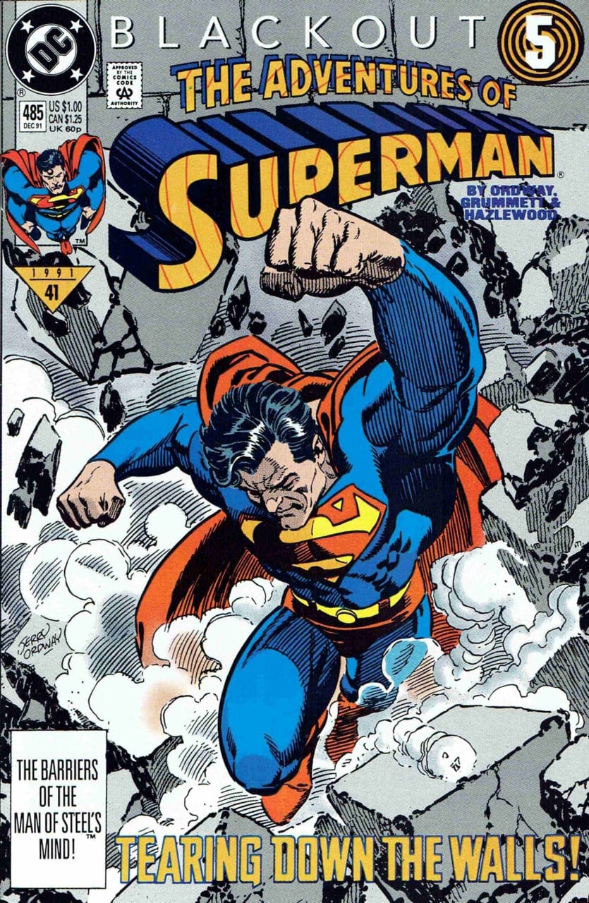 DC Comics COMIC BOOK Adventures of Superman #485 (VF)