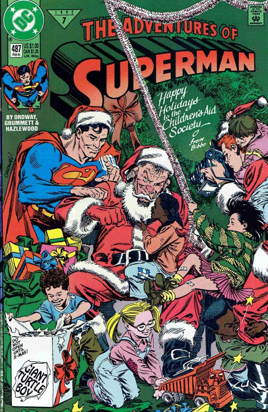 DC Comics COMIC BOOK Adventures of Superman #487 (VF)