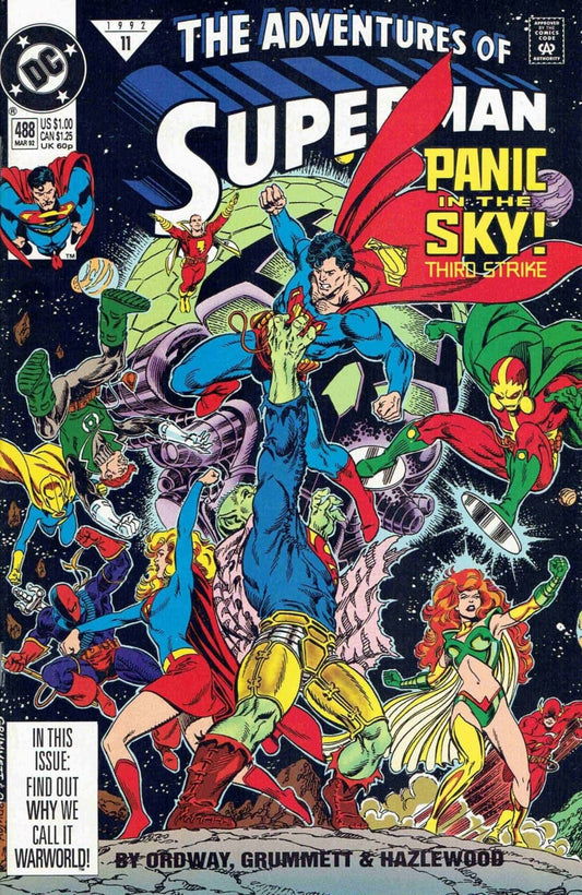 DC Comics COMIC BOOK Adventures of Superman #488 (VF)