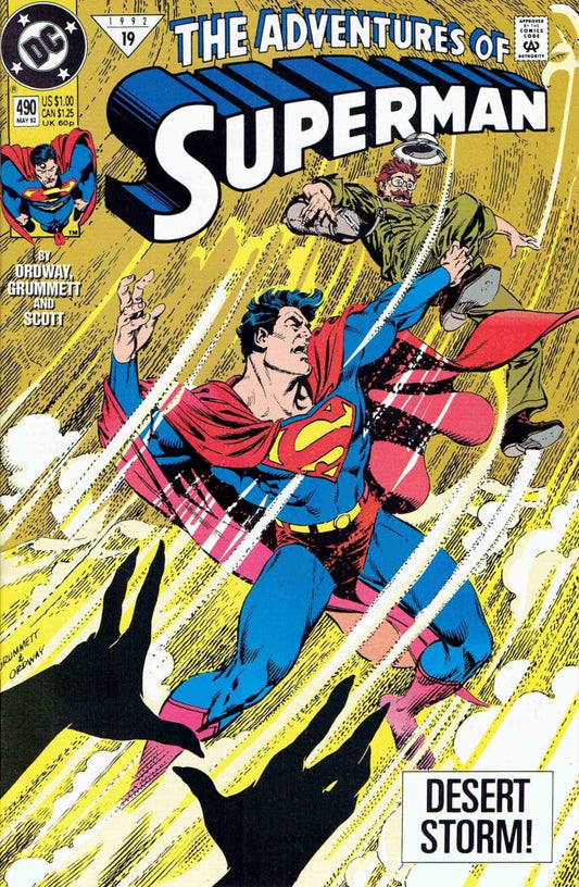 DC Comics COMIC BOOK Adventures of Superman #490 (VF)