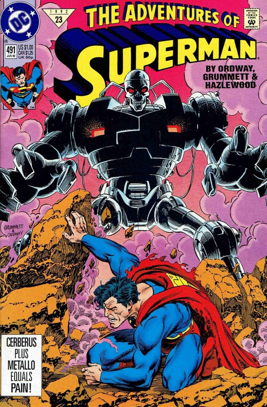 DC Comics COMIC BOOK Adventures of Superman #491 (VF)