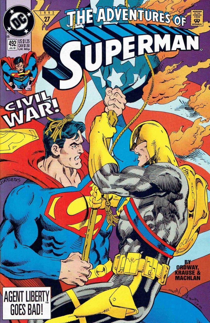 DC Comics COMIC BOOK Adventures of Superman #492 (VF)