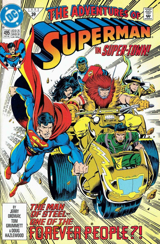 DC Comics COMIC BOOK Adventures of Superman #495 (VF)