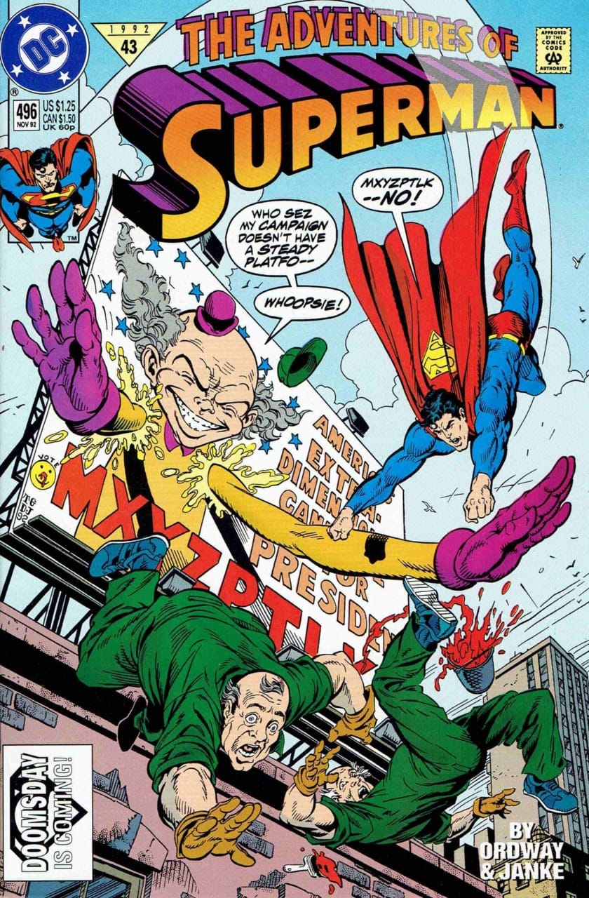 DC Comics COMIC BOOK Adventures of Superman #496 (VF)
