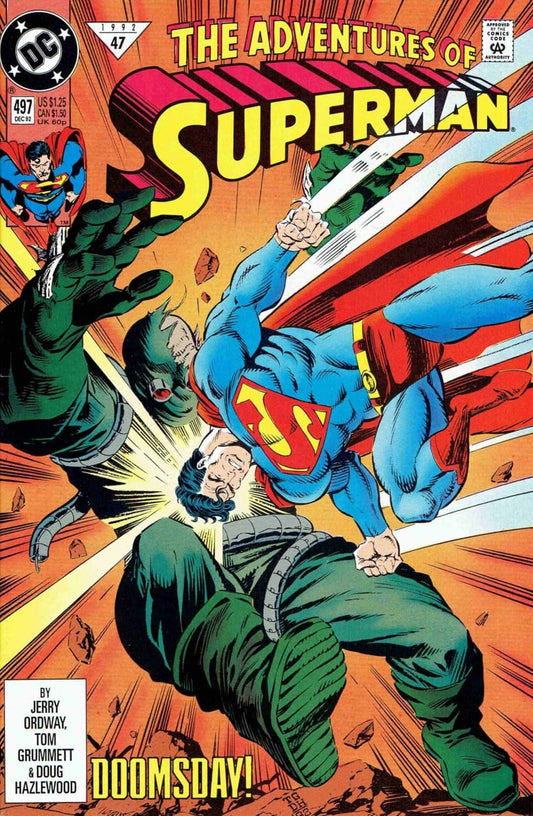 DC Comics COMIC BOOK Adventures of Superman #497 (VF)