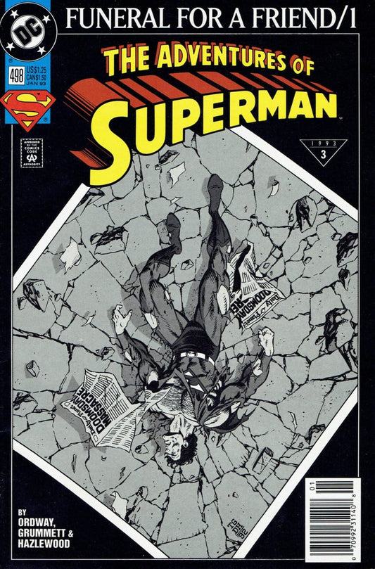 DC Comics COMIC BOOK Adventures of Superman #498 (VF)