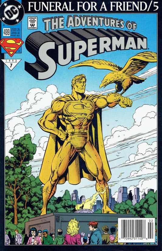 DC Comics COMIC BOOK Adventures of Superman #499 (VF)