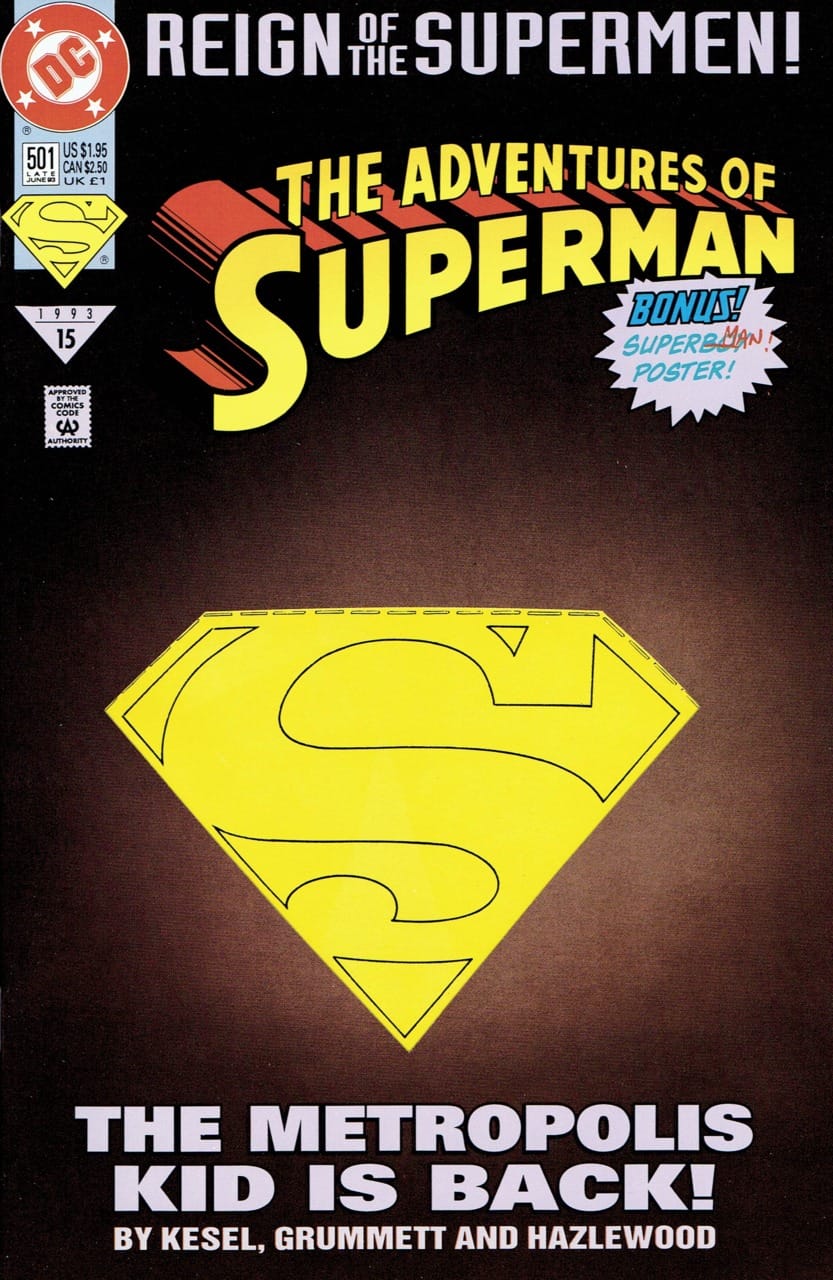 DC Comics COMIC BOOK Adventures of Superman #501 (VF)