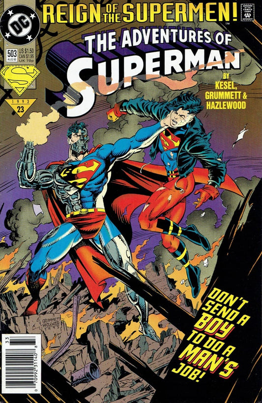 DC Comics COMIC BOOK Adventures of Superman #503 (VF)