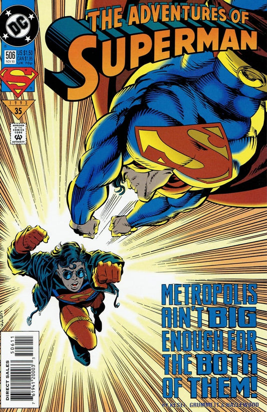 DC Comics COMIC BOOK Adventures of Superman #506 (VF)