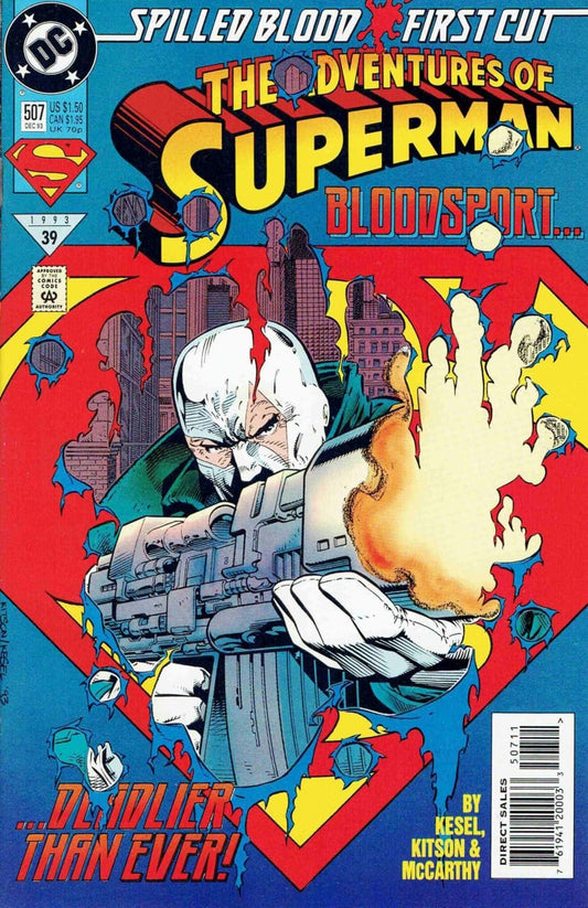 DC Comics COMIC BOOK Adventures of Superman #507 (VF)