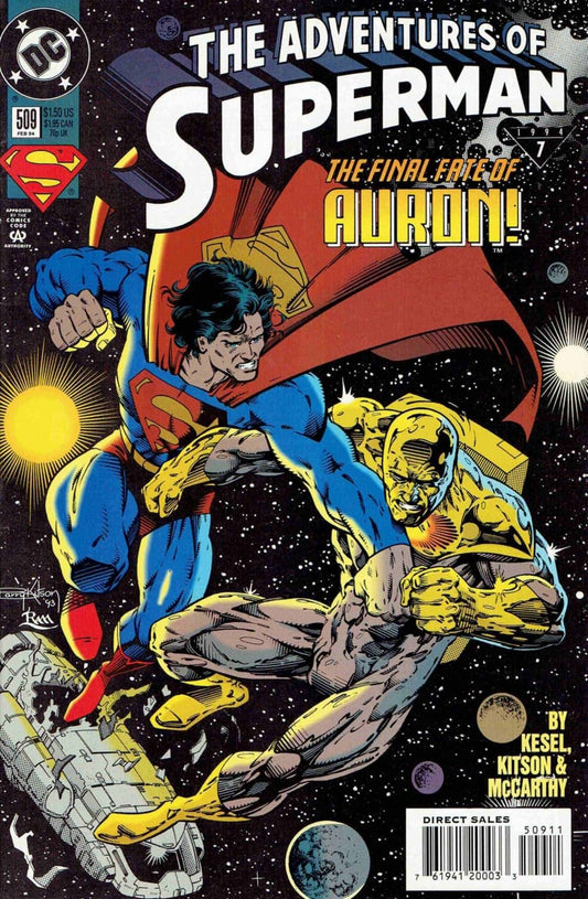 DC Comics COMIC BOOK Adventures of Superman #509 (VF)