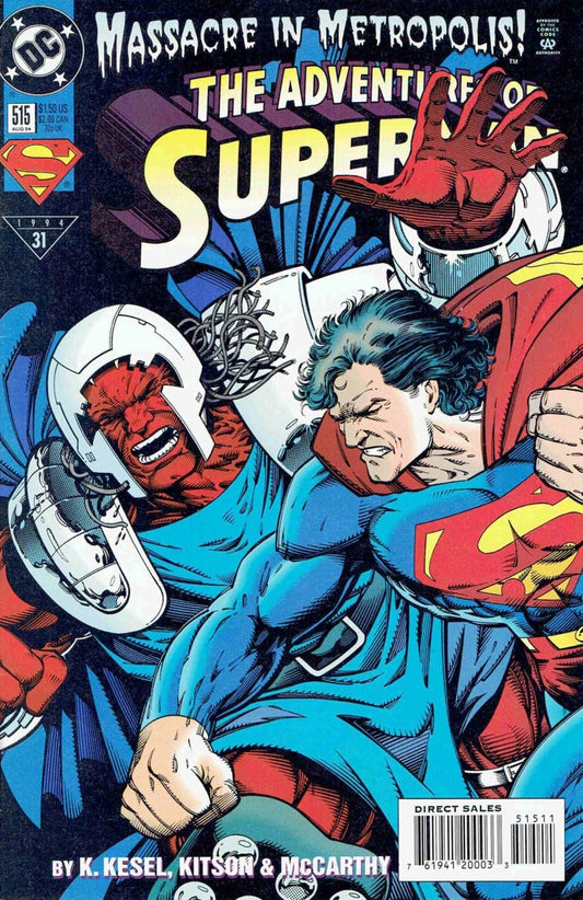 DC Comics COMIC BOOK Adventures of Superman #515 (VF)