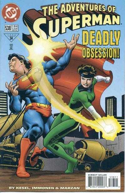 DC Comics COMIC BOOK Adventures of Superman #538 (VF)