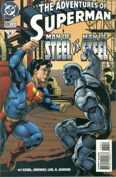 DC Comics COMIC BOOK Adventures of Superman #539 CVR A DC Comics 1996 FN