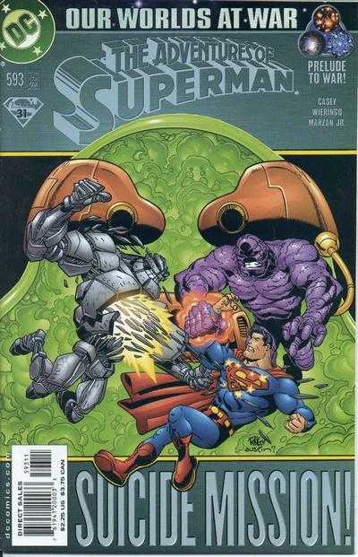 DC Comics COMIC BOOK Adventures of Superman #593 (VF)