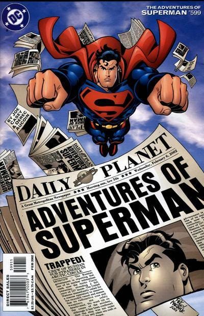 DC Comics COMIC BOOK Adventures of Superman #599 CVR A DC Comics 2002 FN