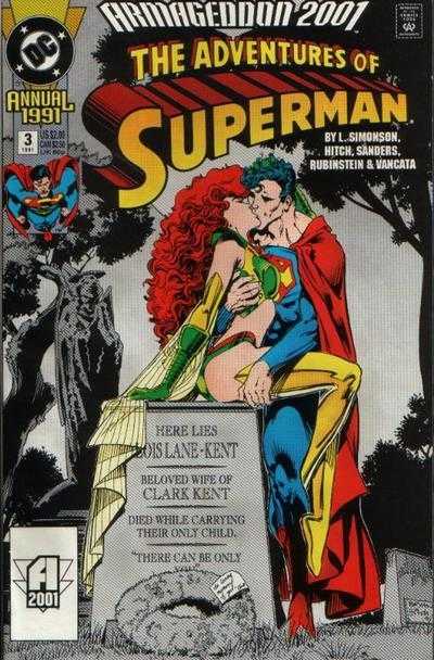 DC Comics COMIC BOOK Adventures of Superman Annual #3 (VF)