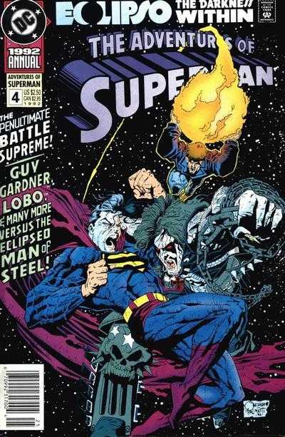 DC Comics COMIC BOOK Adventures of Superman Annual #4 (VF)