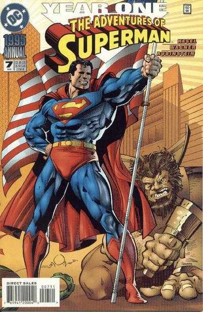 DC Comics COMIC BOOK Adventures of Superman Annual #7 (VF)
