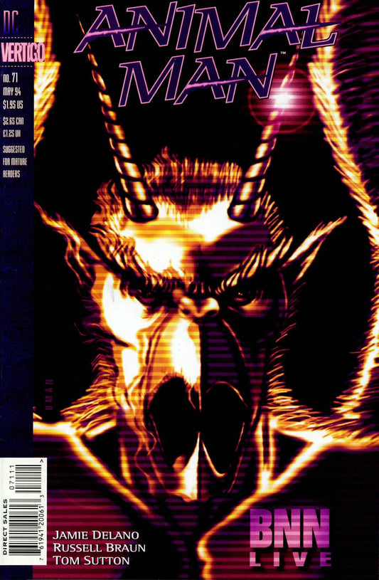 DC Comics COMIC BOOK Animal Man #71 - CVR A (FN)