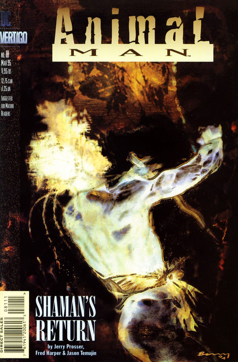 DC Comics COMIC BOOK Animal Man #81 - CVR A (FN)