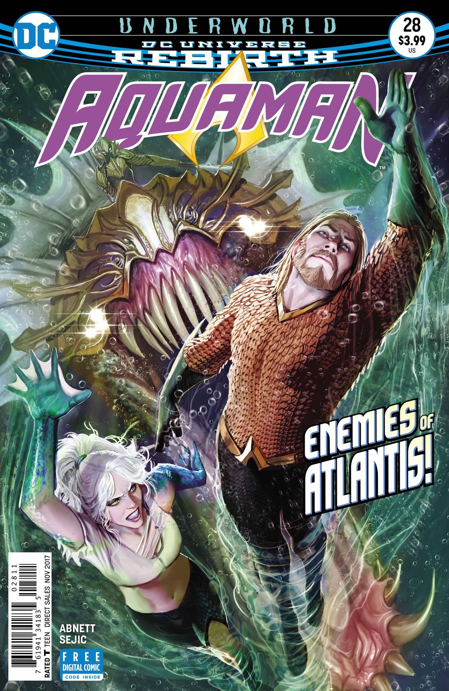 DC Comics COMIC BOOK Aquaman #28 - CVR A (VF/NM)