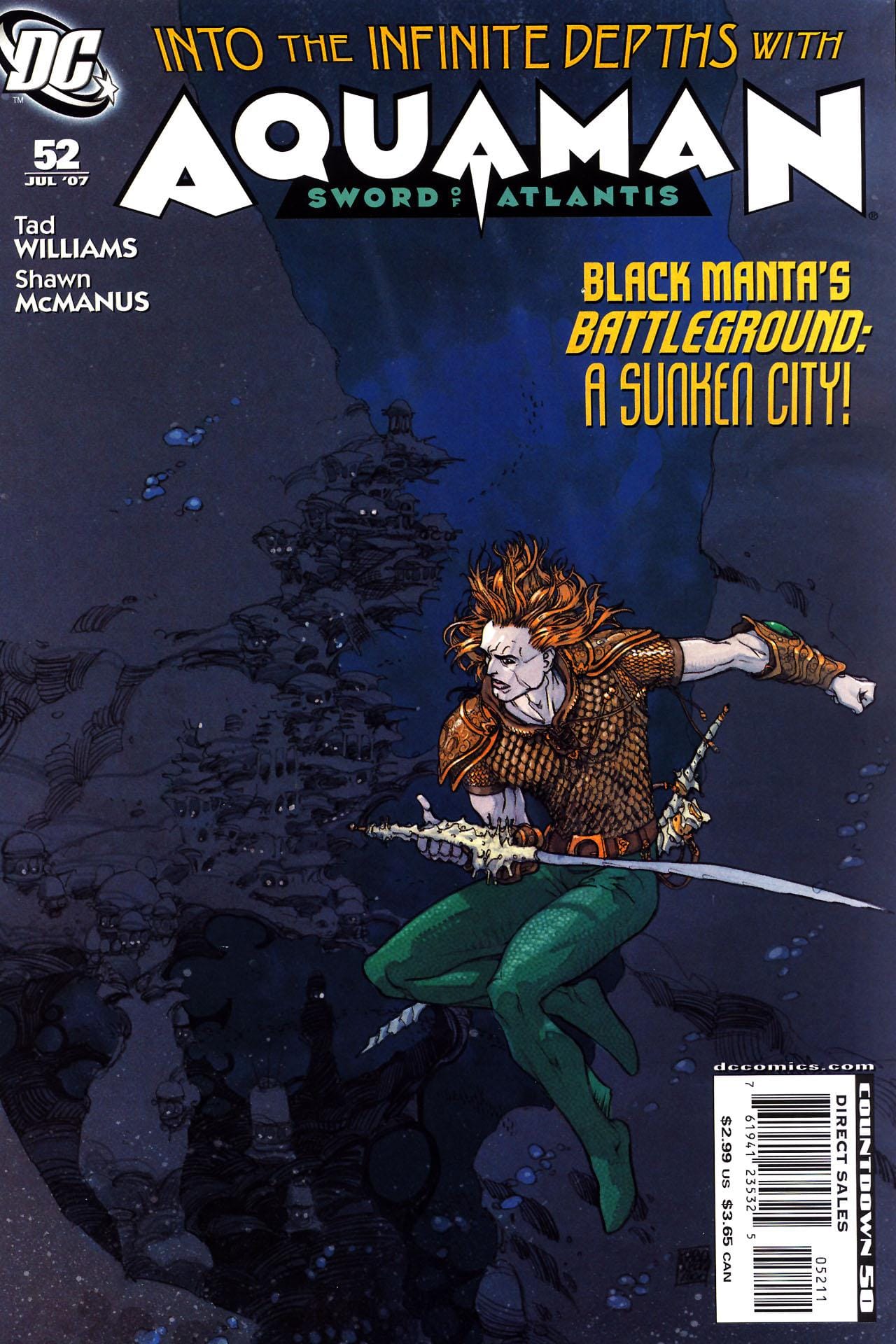 DC Comics COMIC BOOK Aquaman: Sword of Atlantis #52 (VF/NM)