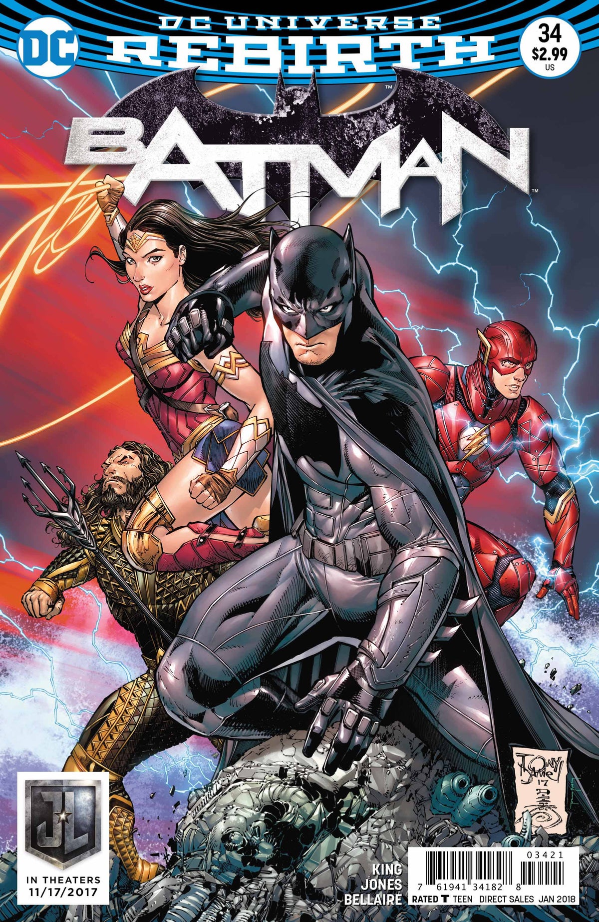 DC Comics COMIC BOOK Batman #34 - CVR B (VF/NM)