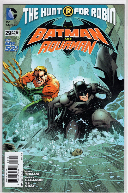 DC COMICS COMIC BOOK BATMAN AND AQUAMAN #29 (2011 2nd Series)