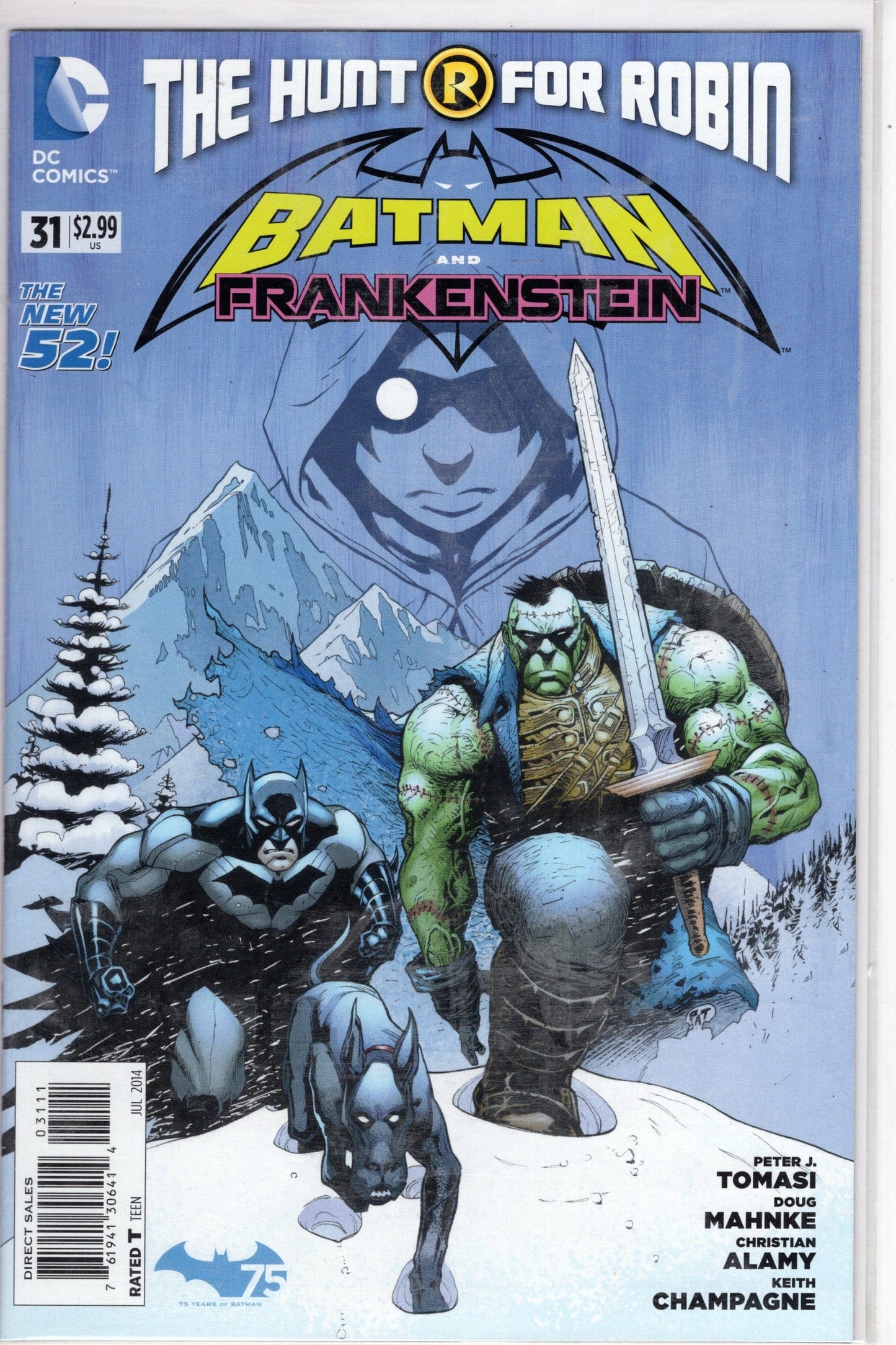 DC COMICS COMIC BOOK BATMAN AND FRANKENSTEIN #31 (2011 2nd Series)
