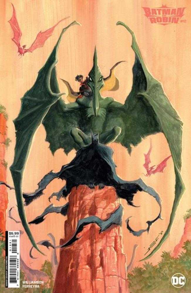 DC Comics COMIC BOOK Batman And Robin #12 Cover B Juan Ferreyra Card Stock Variant