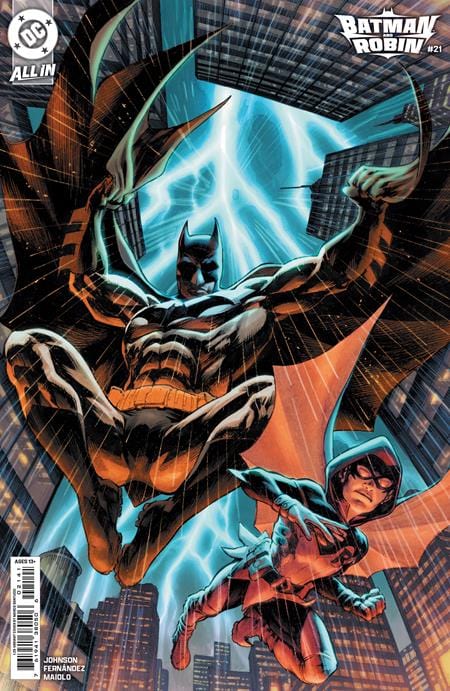 DC Comics COMIC BOOK BATMAN AND ROBIN #21 CVR D INC 1:25 MARCO SANTUCCI CARD STOCK VAR