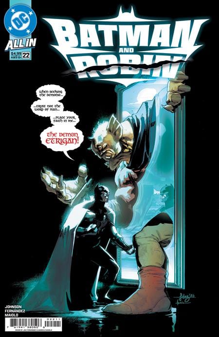 DC Comics COMIC BOOK BATMAN AND ROBIN #22 CVR A JAVIER FERNANDEZ