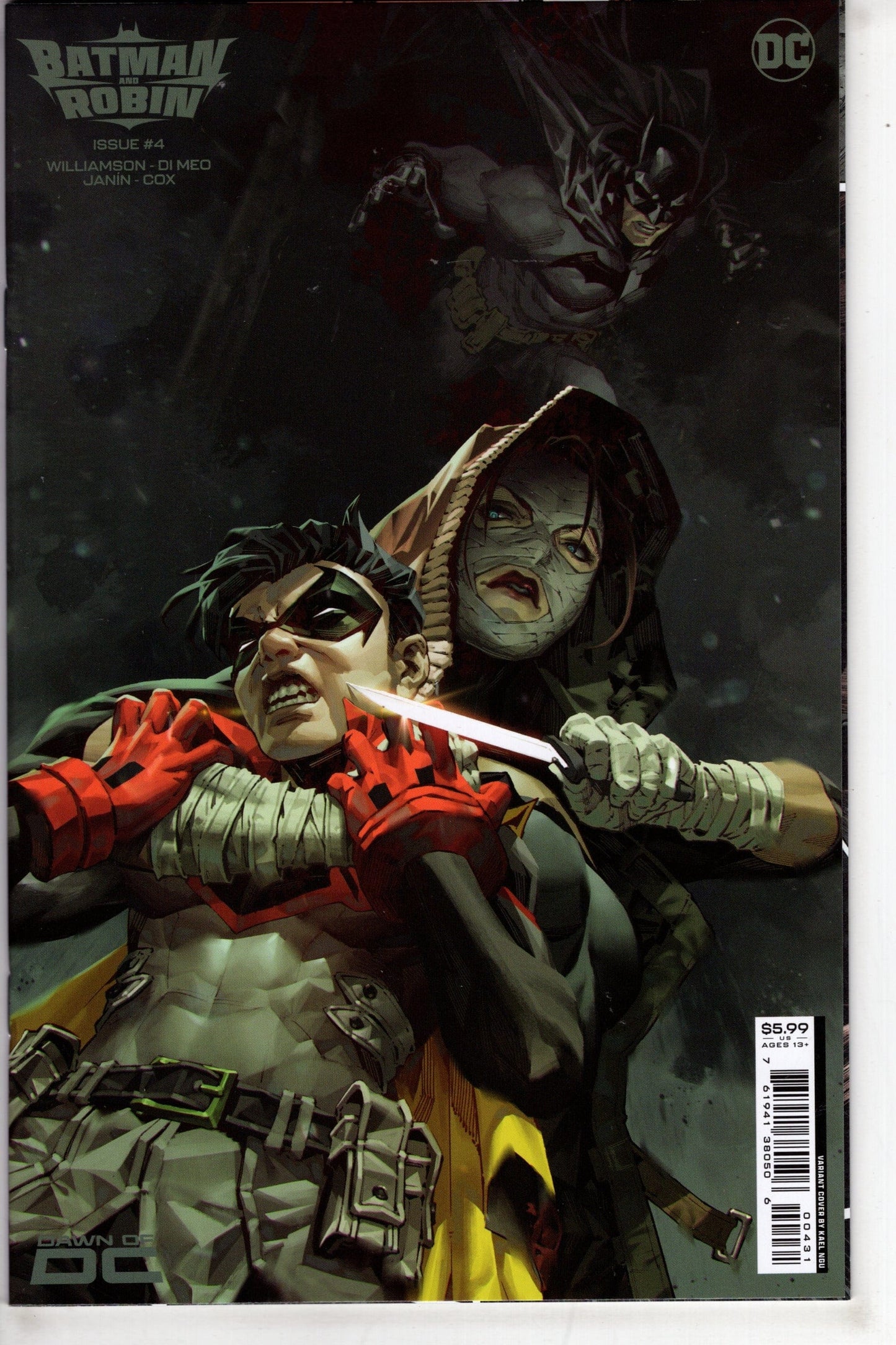 DC Comics COMIC BOOK Batman And Robin #4 Cover C Kael Ngu Card Stock Variant