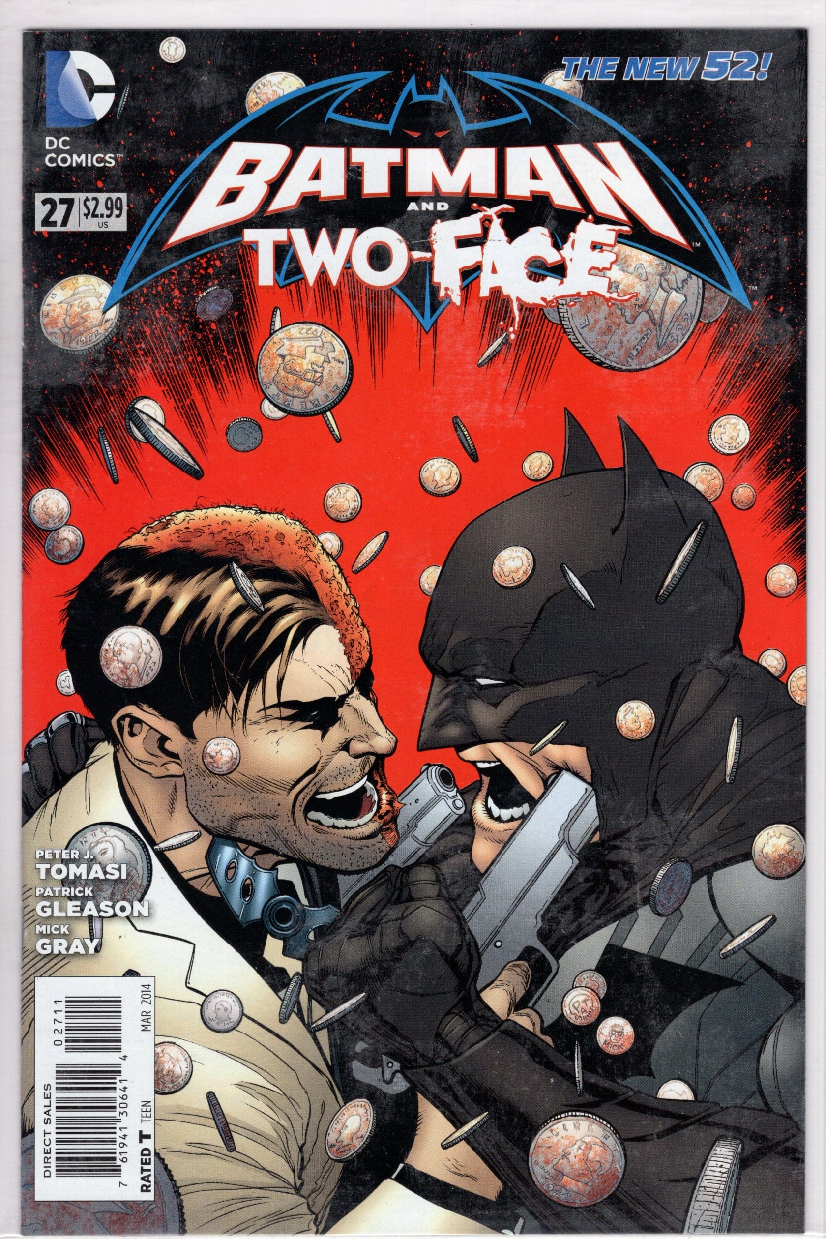 DC COMICS COMIC BOOK BATMAN AND TWO FACE #27 (2011 2nd Series)