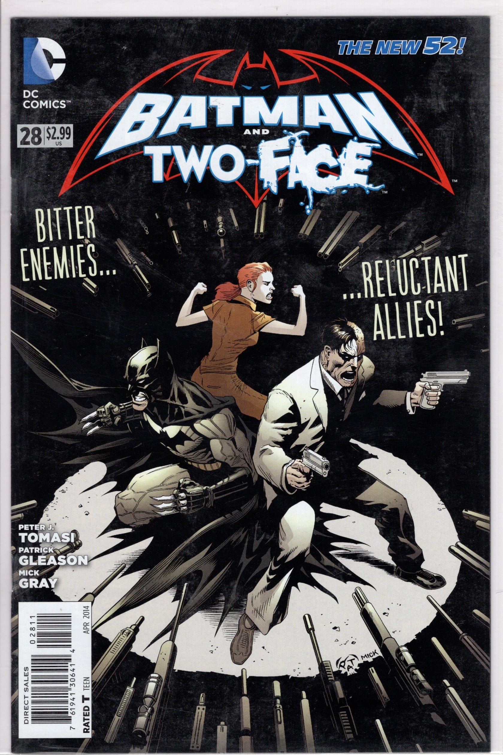 DC COMICS COMIC BOOK BATMAN AND TWO FACE #28 (2011 2nd Series)