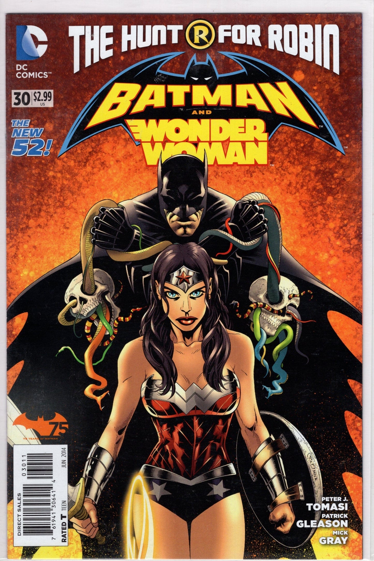 DC COMICS COMIC BOOK BATMAN AND WONDER WOMAN #30 (2011 2nd Series)