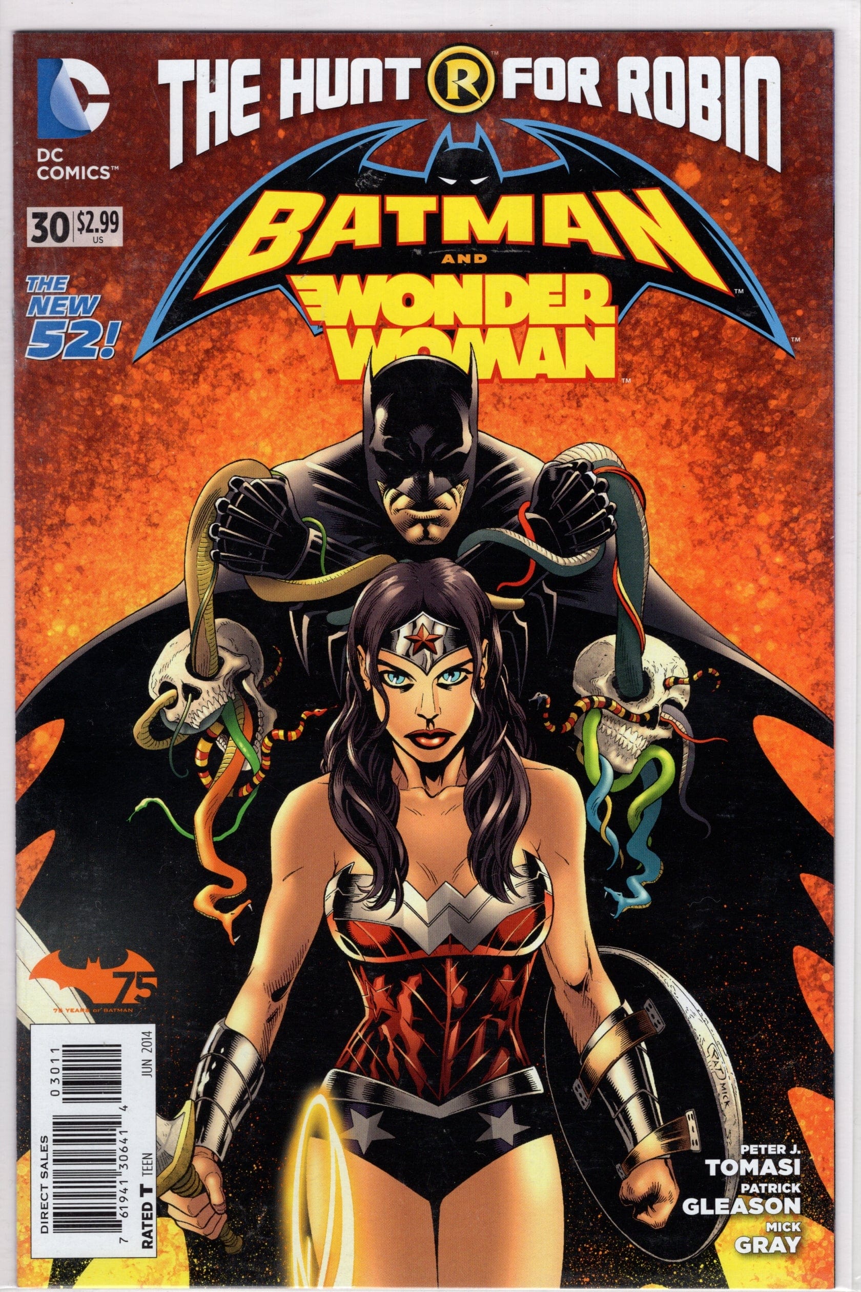 DC COMICS COMIC BOOK BATMAN AND WONDER WOMAN #30 (2011 2nd Series)