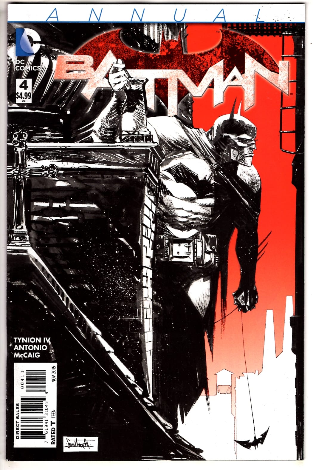 DC COMICS COMIC BOOK BATMAN ANNUAL #4 (VF/NM)