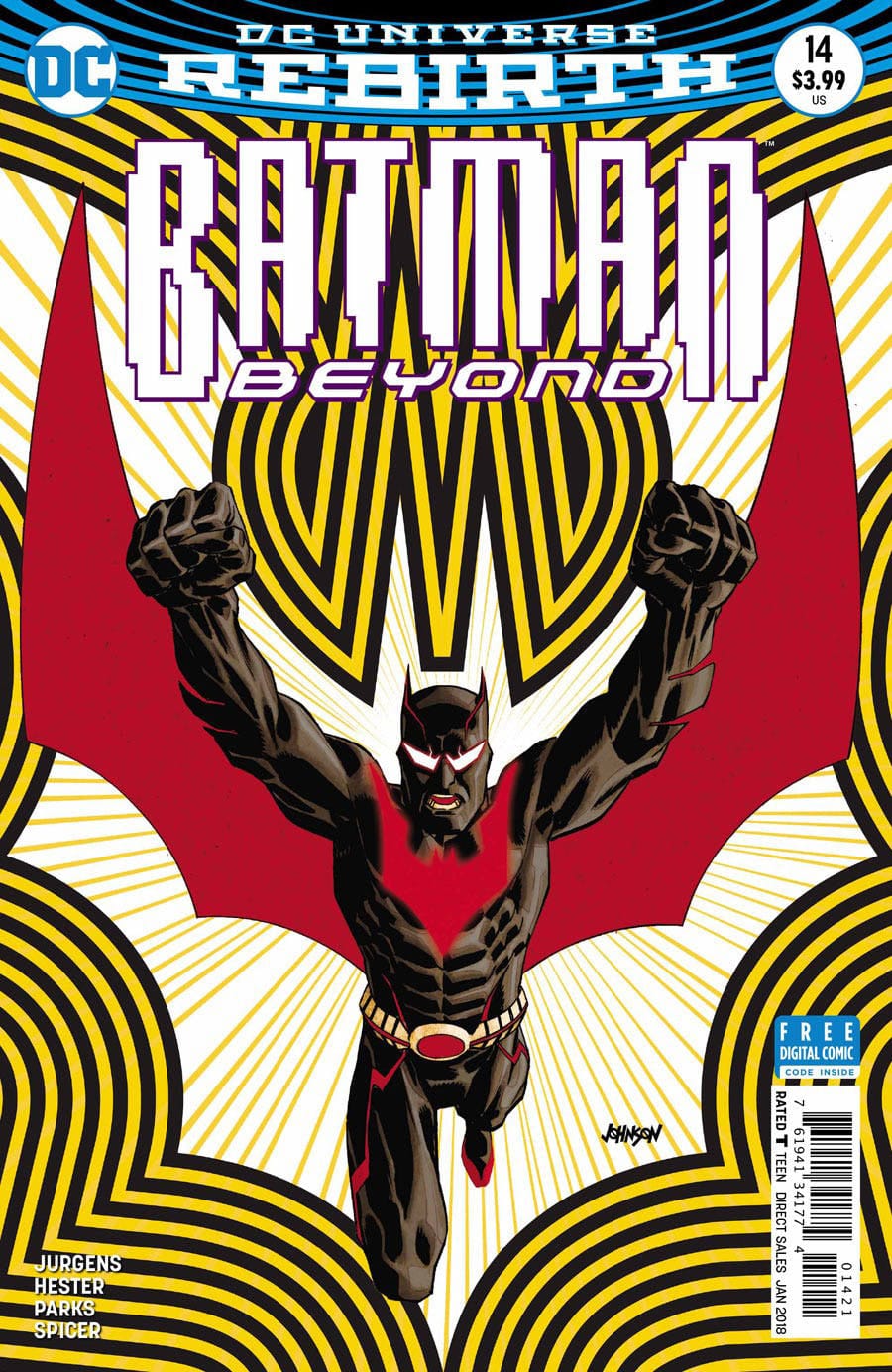 DC Comics COMIC BOOK Batman Beyond #14 (VF/NM)
