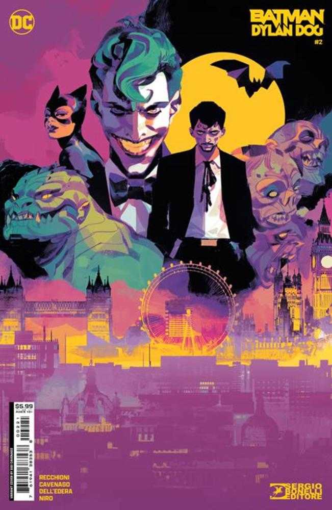 DC Comics COMIC BOOK Batman Dylan Dog #2 (Of 3) Cover B Gigi Cavenago Card Stock Variant