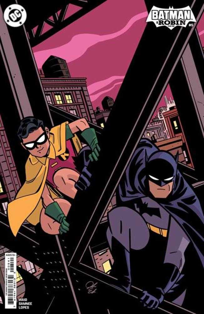 DC Comics COMIC BOOK Batman & Robin Year One #5 (Of 12) Cover D 1 in 25 Jacob Edgar Card Stock Variant